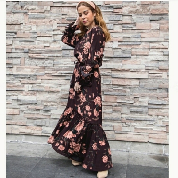 NWT! Johanna Ortiz Crêped Maxi Dress - Picture 2 of 12